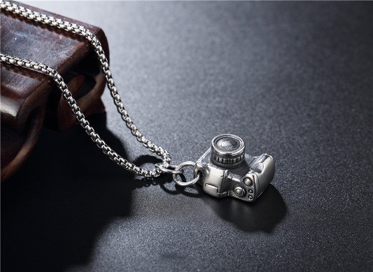 Planderful Premium Stainless Steel Pendant Necklace Unisex Protection Statement For Men And Women