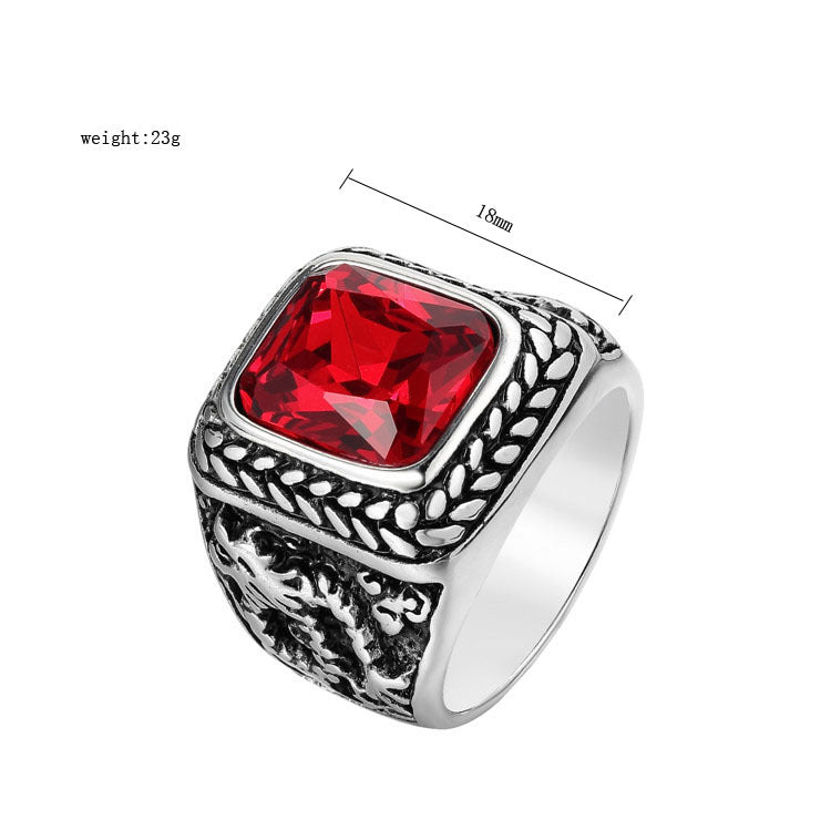 Dragon Ring Titanium Steel Personalized Protection Talisman Unisex For Men And Women Planderful