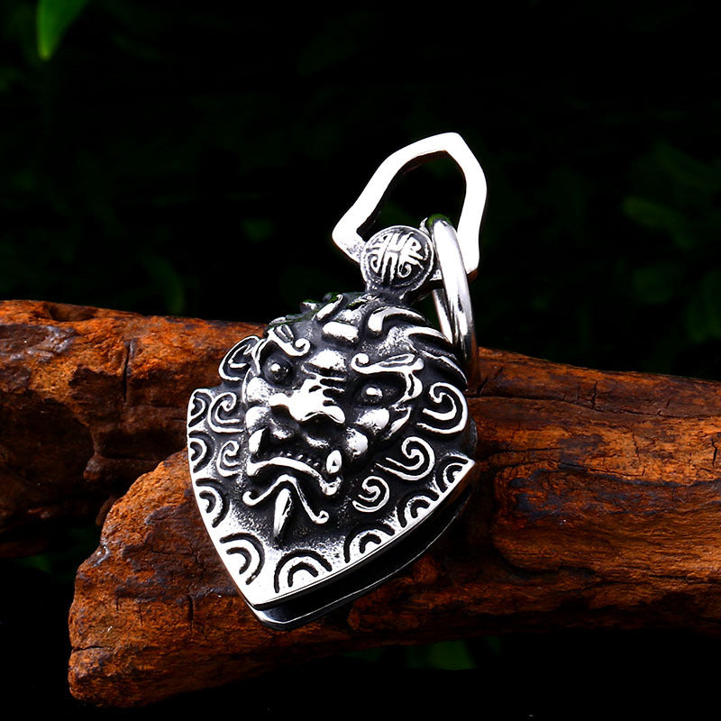 Retro Titanium Steel Pendant for Men - Wholesale Ethnic Style Stainless Steel Jewelry