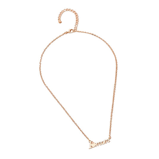 Mother's Day Gift: Stylish Metal Heart Letter MOM Necklace