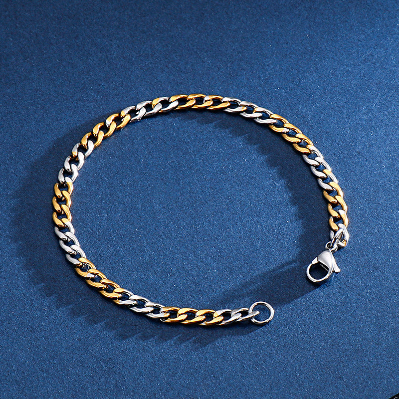 Street Hip-Hop Version Of Stainless Steel Bracelet – Titanium Steel Unisex Bracelet