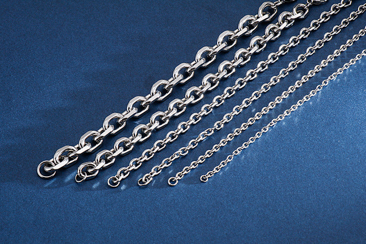 Punk Hip-Hop Stainless Steel – Interlocking O-Tide Unisex Titanium Steel Bracelet