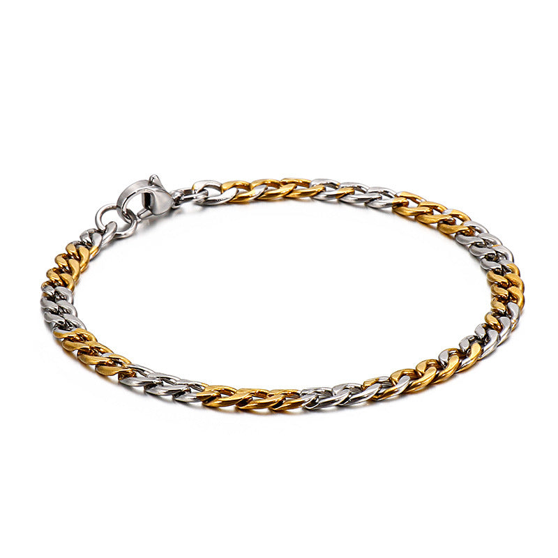 Street Hip-Hop Version Of Stainless Steel Bracelet – Titanium Steel Unisex Bracelet