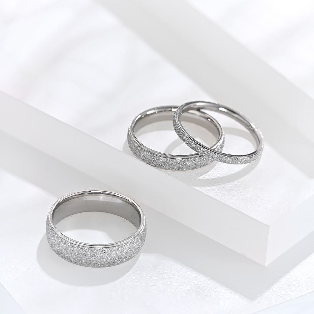 Titanium Steel Ring - Elegant Everyday Wear For Modern Women And Gift-Ready Packaging