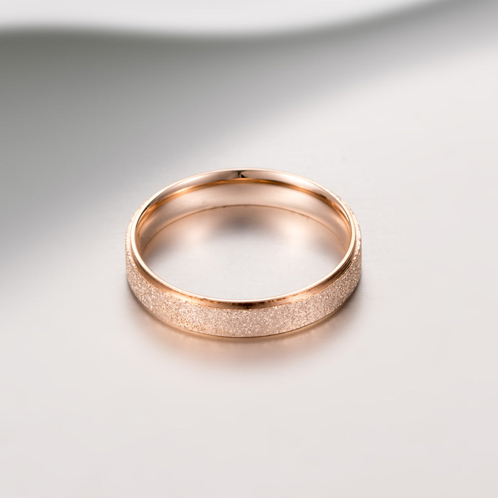 Titanium Steel Ring - Elegant Everyday Wear For Modern Women And Gift-Ready Packaging