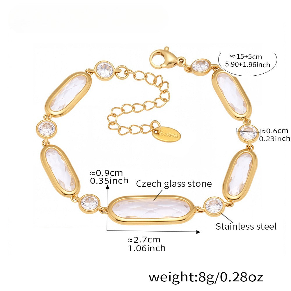 Planderful Everyday Genie Czech Glass Bracelet For Women