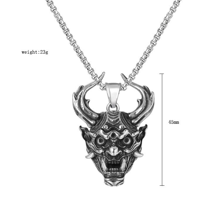 Dragon Monster Titanium Steel Pendant Necklace