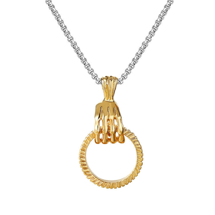 Demon Claw Titanium Steel Pendant Necklace