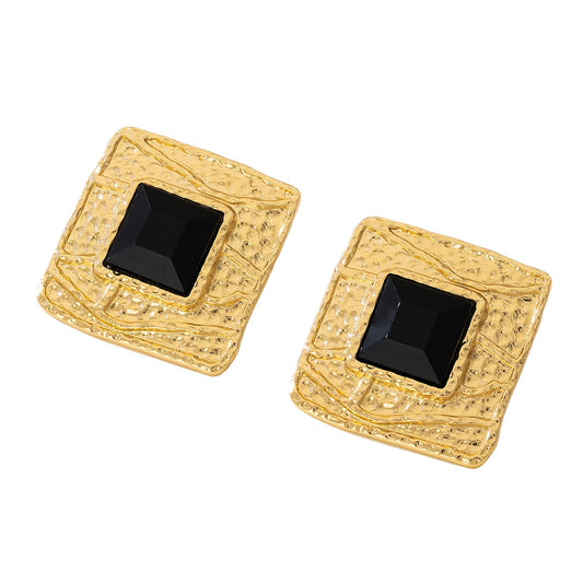 Planderful Vienna Verve Earrings – Fashionable Retro Metal Design