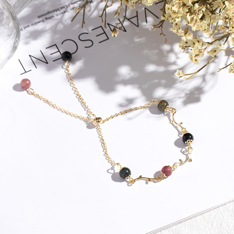 Lucky Crystal Tourmaline Bracelet for Women - Authentic Good Luck Gift