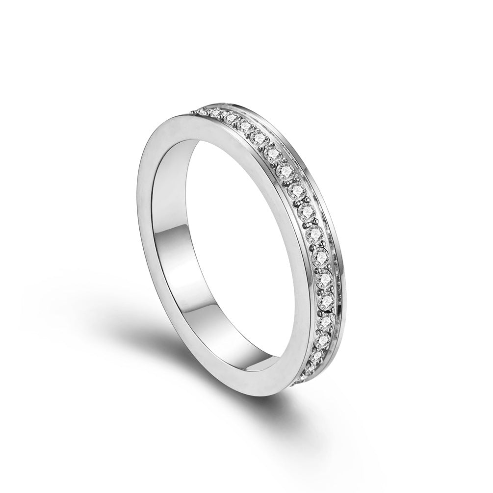 Gypsy-Inspired Stainless Steel Couple Ring