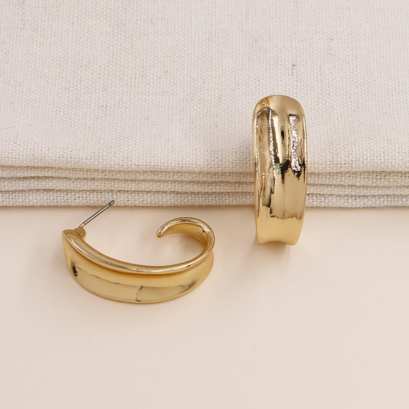 Metallic Fusion Statement Earrings from Vienna Verve Collection