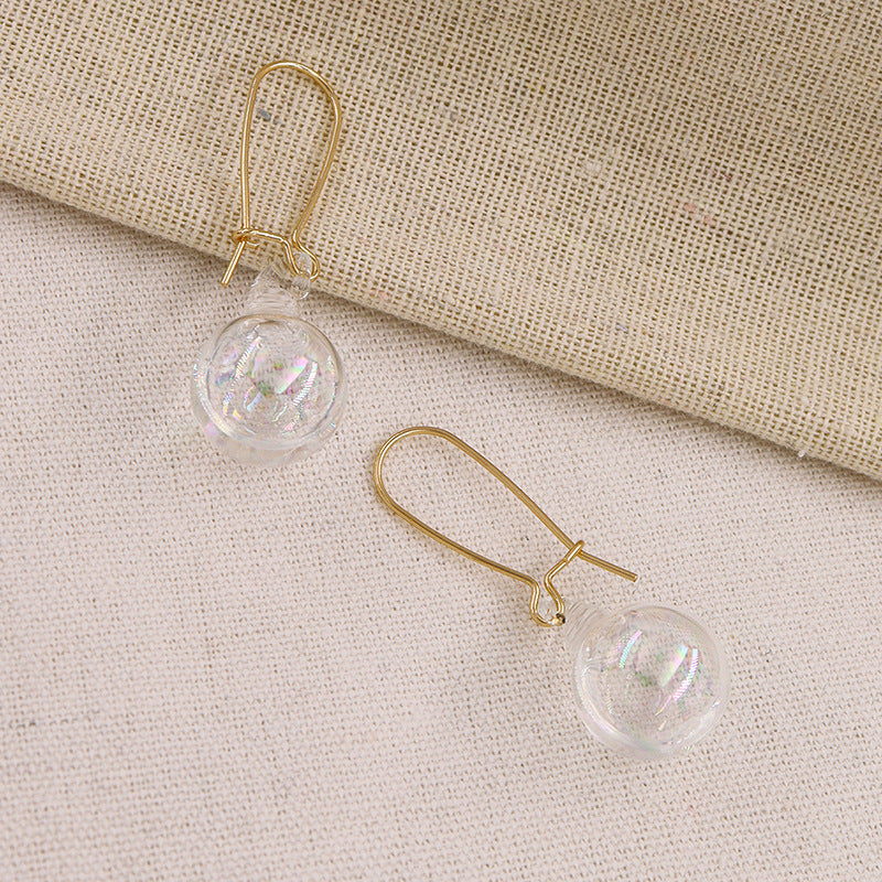 Crystal Ball Pendant Earrings in Vienna Verve Collection