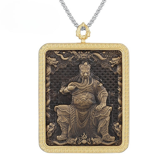 Titanium Steel Necklace – Statement Dragon Pendant