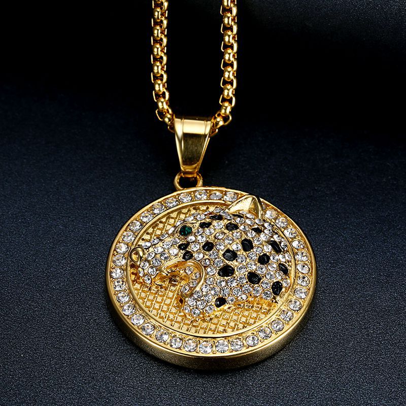 Zircon Necklace – Luxury Leopard Head Pendant