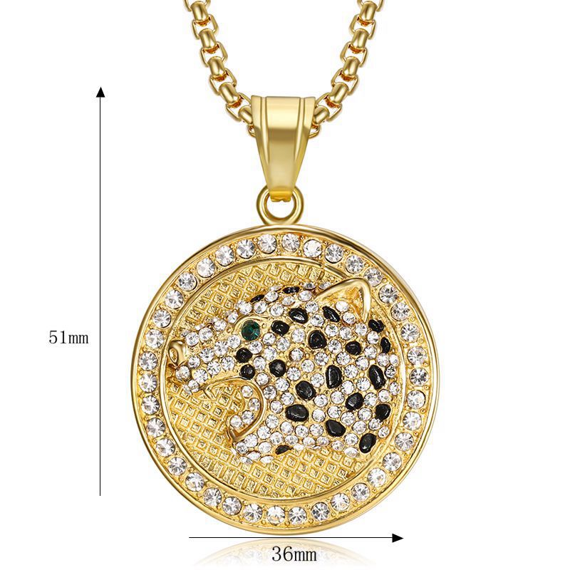 Zircon Necklace – Luxury Leopard Head Pendant