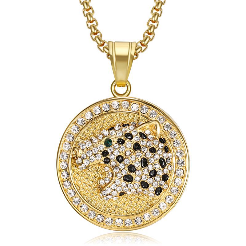 Zircon Necklace – Luxury Leopard Head Pendant