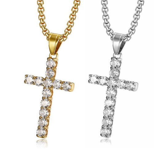 Planderful Everyday Genie Zircon Necklace In Titanium Steel Gold Plated AAA Zircon Unisex Jewelry For Men Women