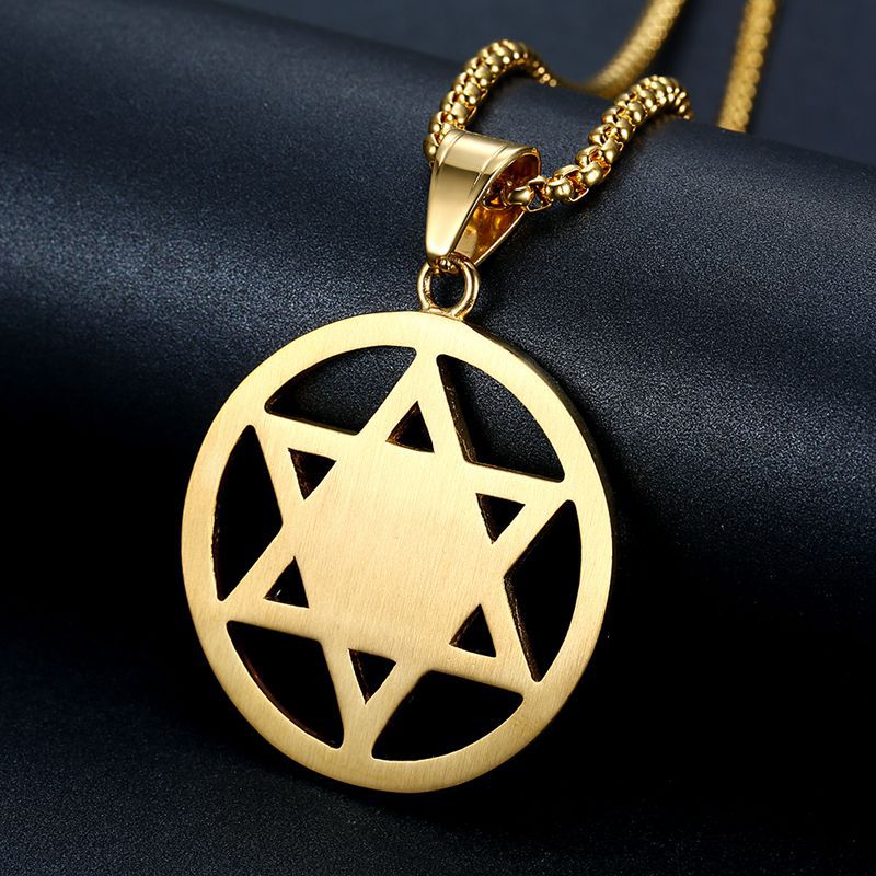 Zircon Necklace - Luxury Hexagram Pendant