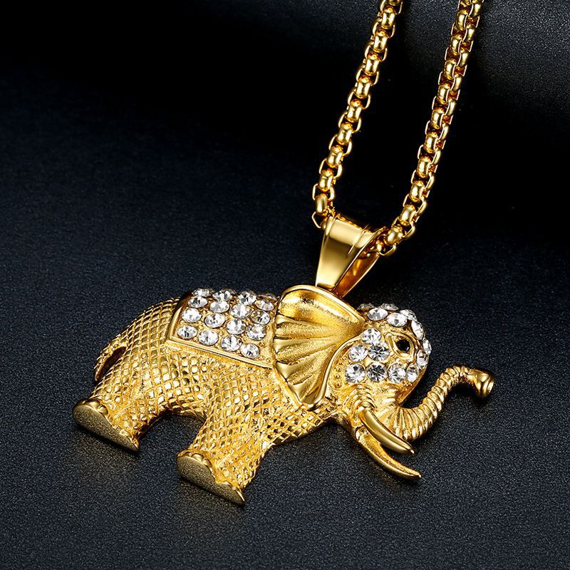 Zircon Pendant Necklace - Statement Hip Hop