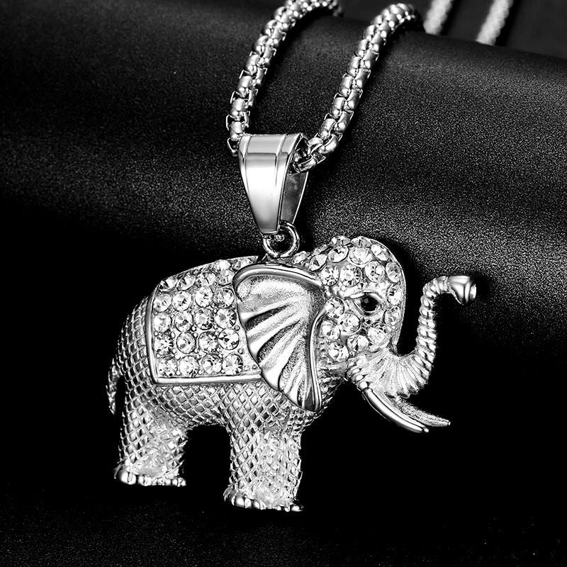 Zircon Pendant Necklace - Statement Hip Hop