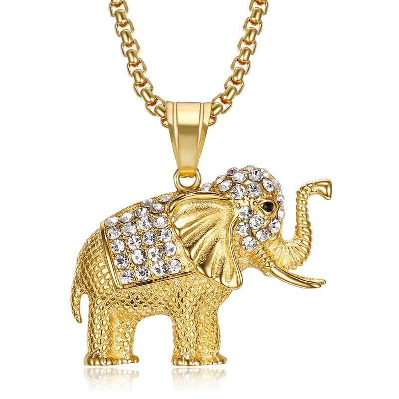 Zircon Pendant Necklace - Statement Hip Hop