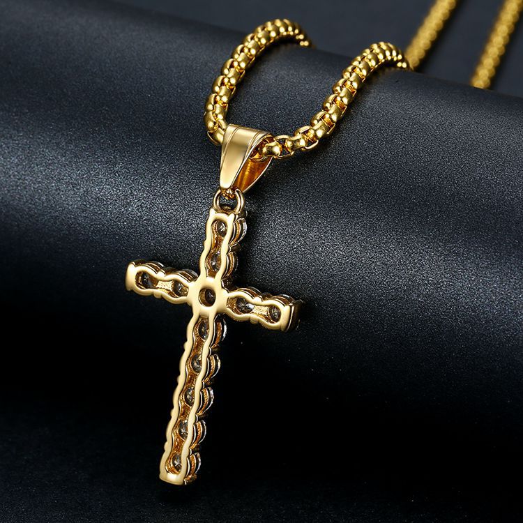 Planderful Everyday Genie Zircon Necklace In Titanium Steel Gold Plated AAA Zircon Unisex Jewelry For Men Women