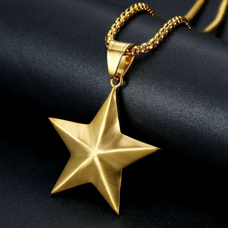 Zircon Necklace - Statement Hip-Hop Star Pendant