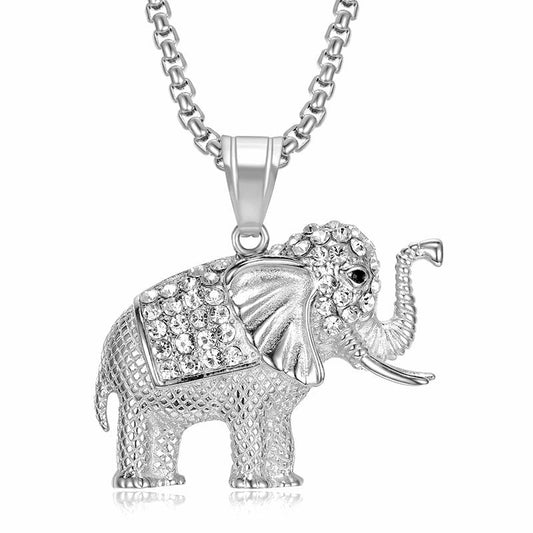 Zircon Pendant Necklace - Statement Hip Hop