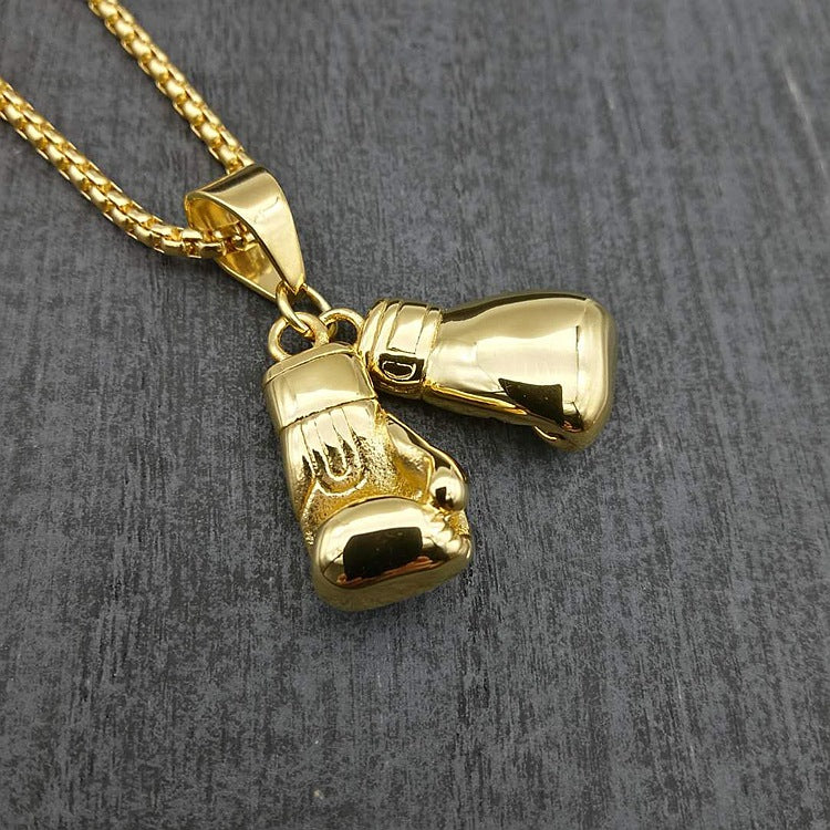 Planderful Everyday Genie Hip Hop Necklace Titanium Steel Gold Plated Pendant For Urban Fans