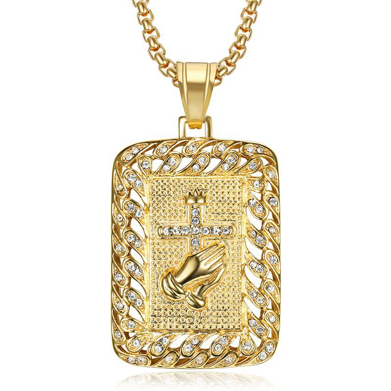 Zircon Necklace – Luxury Hip-Hop Pendant