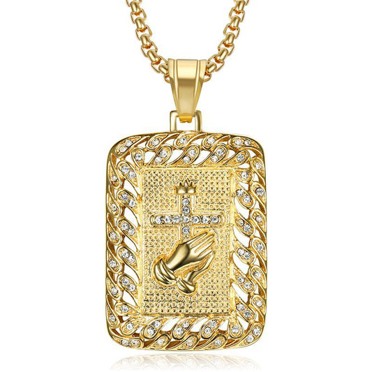 Zircon Necklace – Luxury Hip-Hop Pendant