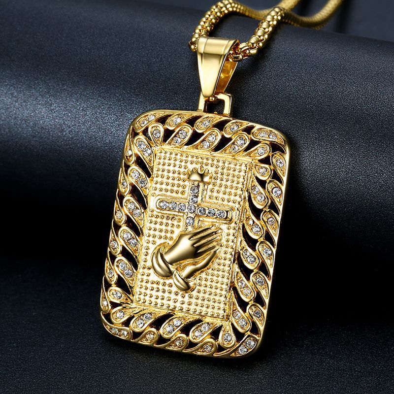 Zircon Necklace – Luxury Hip-Hop Pendant
