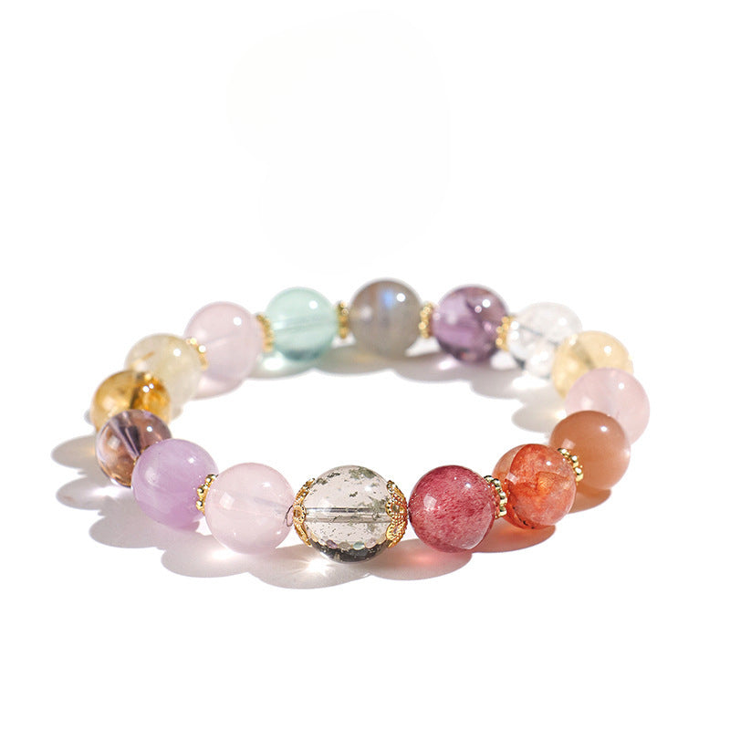 Planderful Fortune's Favor Amethyst Beaded Bracelet – Premium Crystal Design