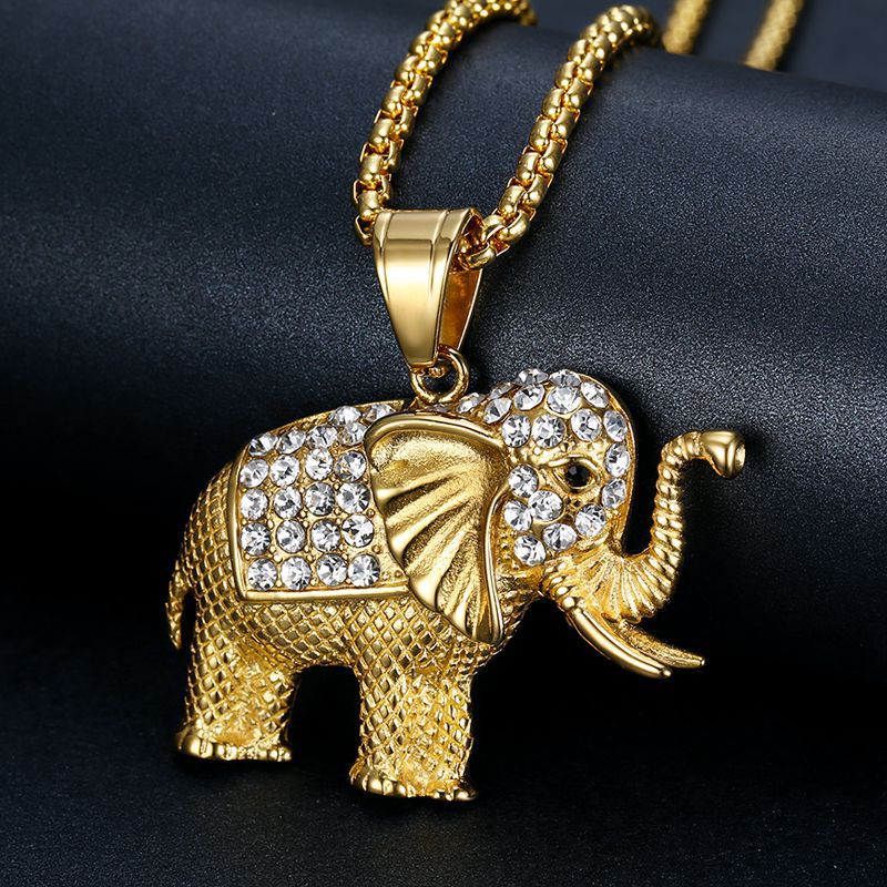 Zircon Pendant Necklace - Statement Hip Hop