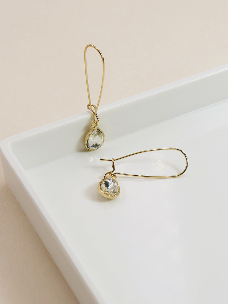 Fashionable Geometric Drop Earrings - Vienna Verve Collection