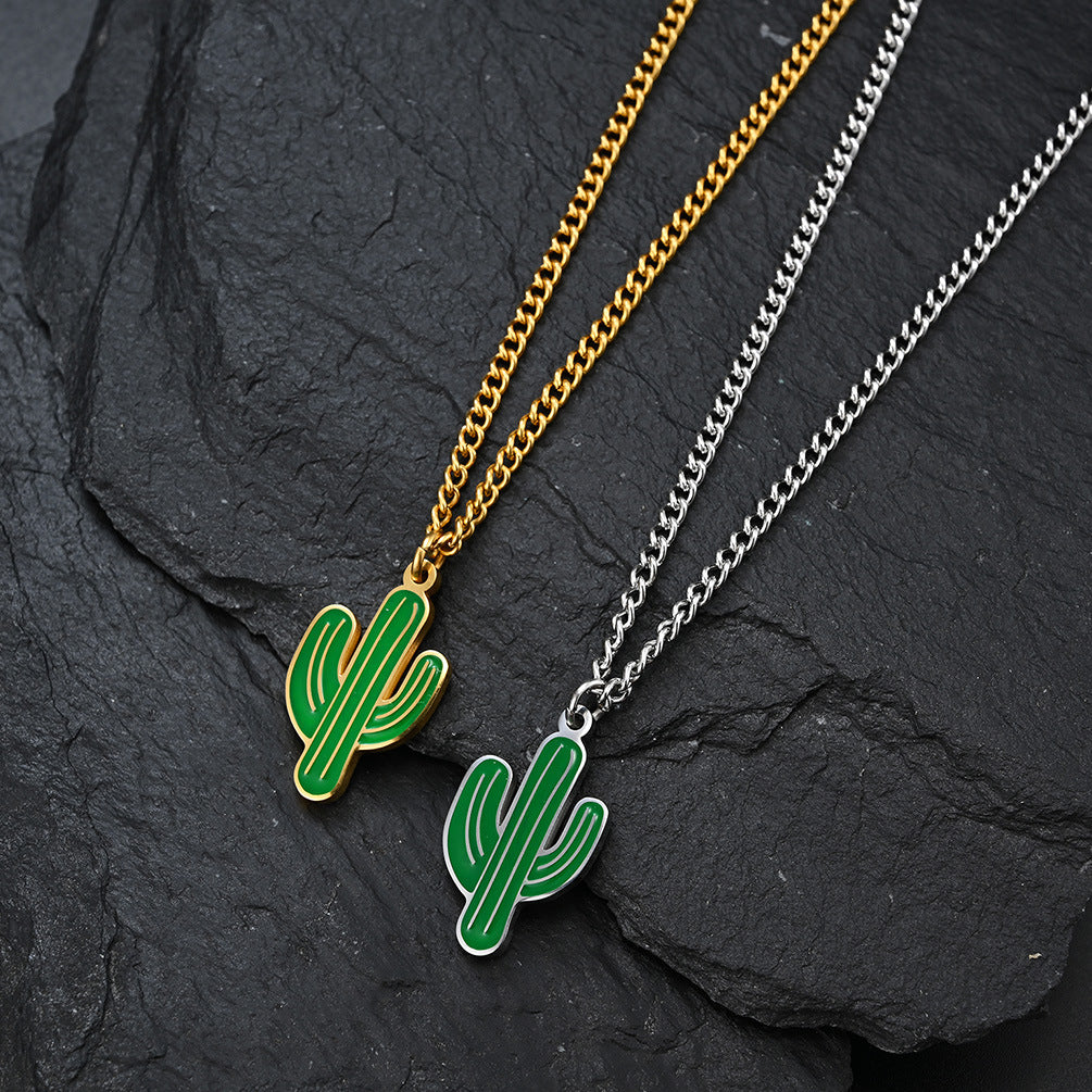 Stainless Steel Pendant — Silver or Gold, Chain Optional