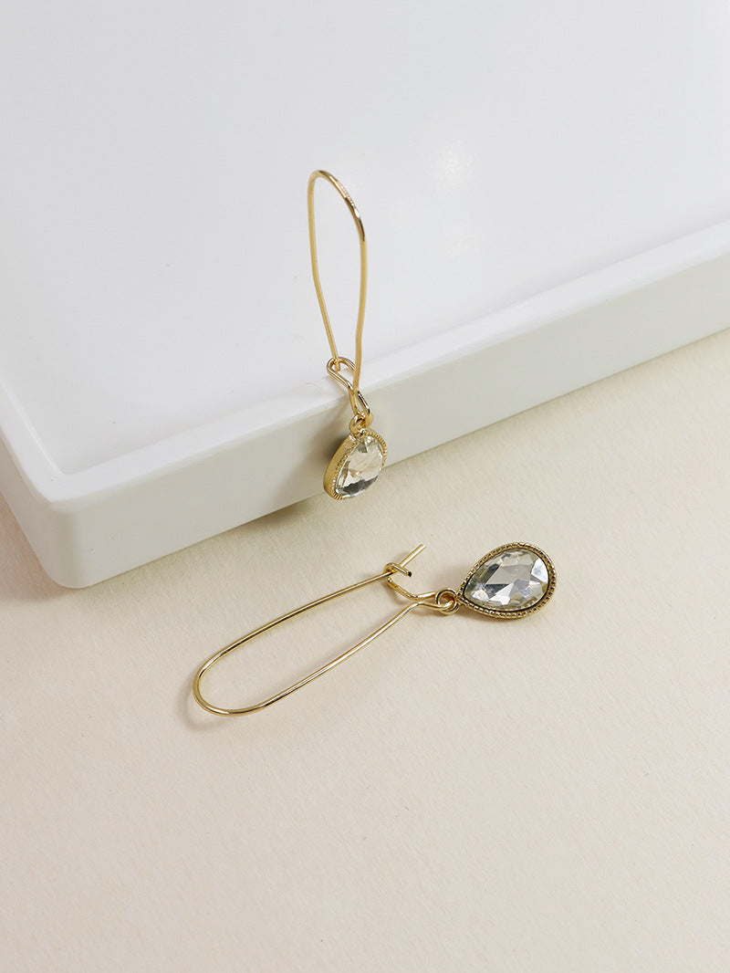 Fashionable Geometric Drop Earrings - Vienna Verve Collection