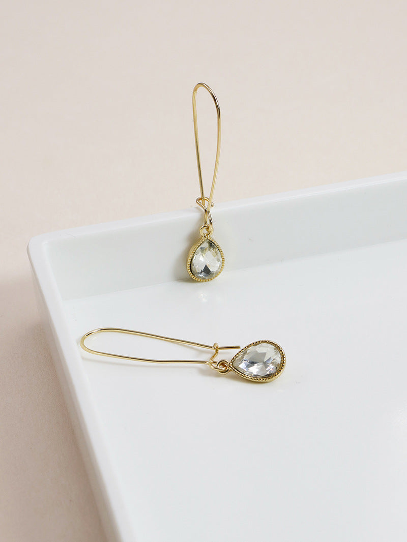 Fashionable Geometric Drop Earrings - Vienna Verve Collection