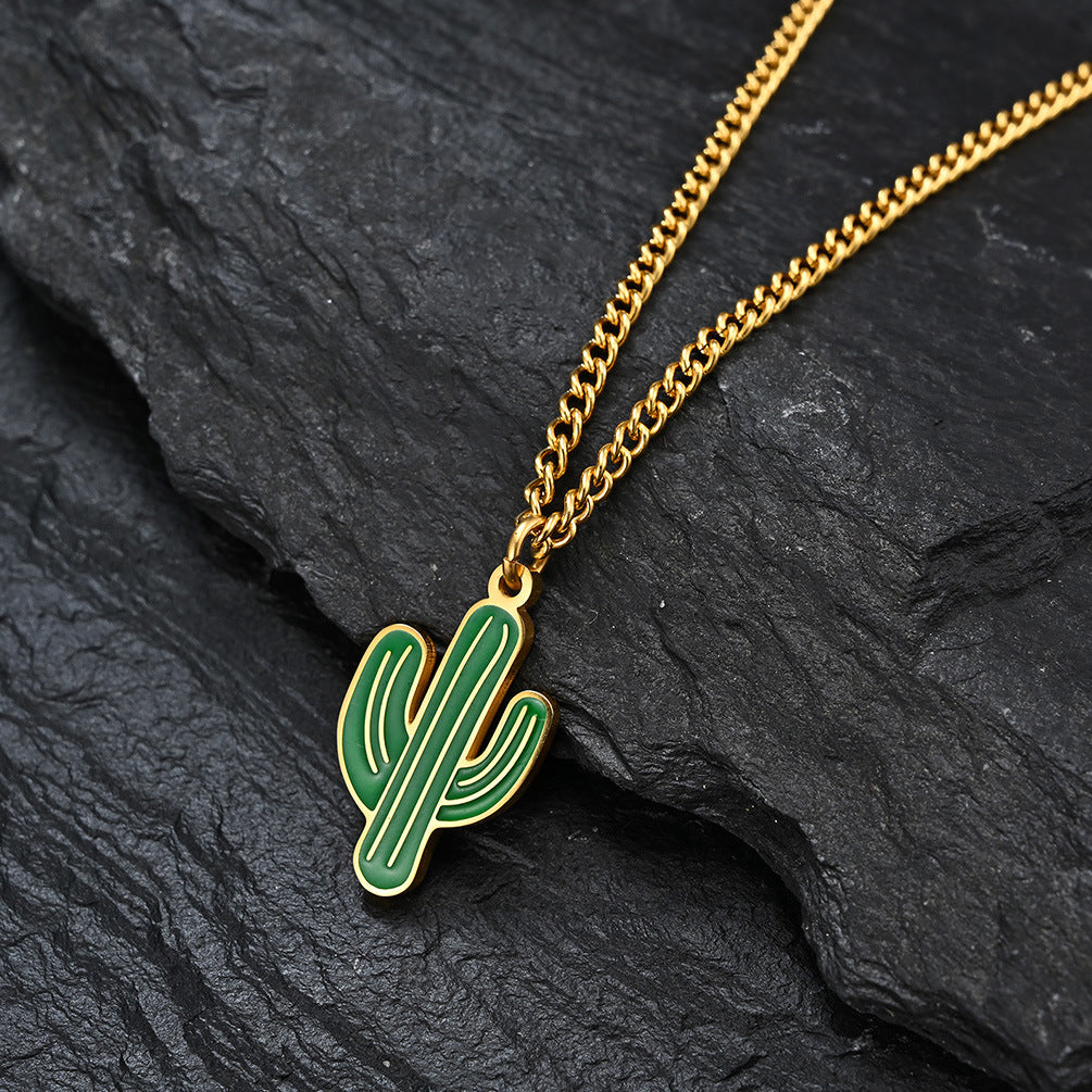 Stainless Steel Pendant — Silver or Gold, Chain Optional