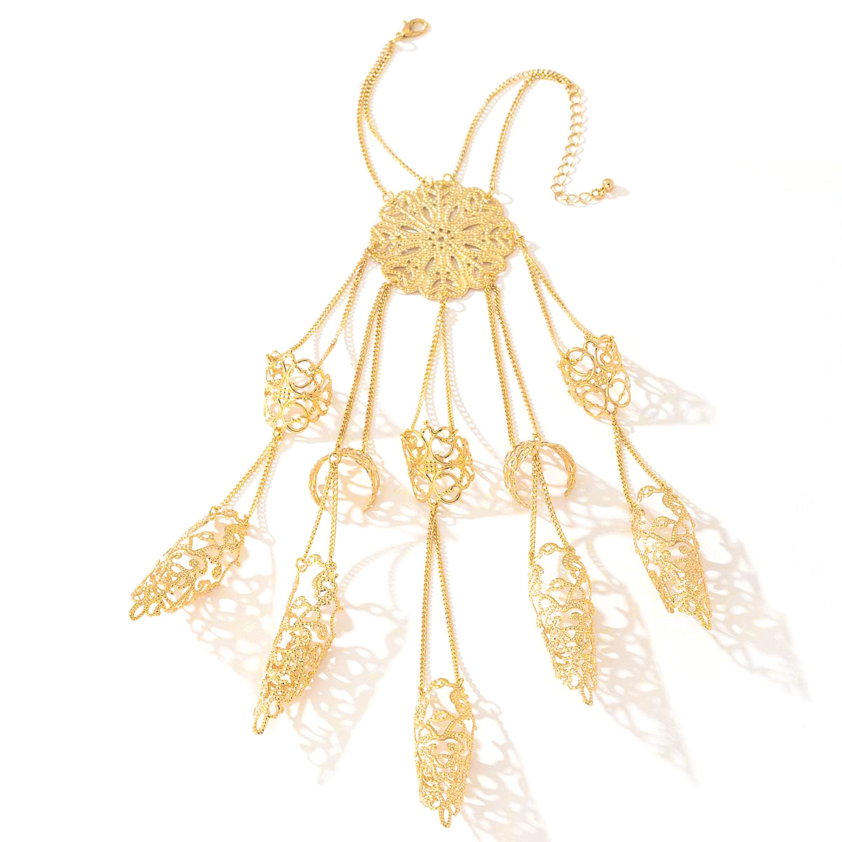 Planderful Vienna Verve Bracelet – Exaggerated Metal Hollow Design