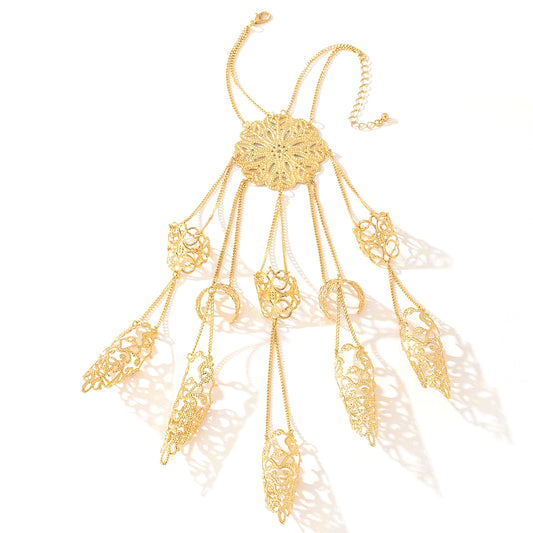 Planderful Vienna Verve Bracelet – Exaggerated Metal Hollow Design