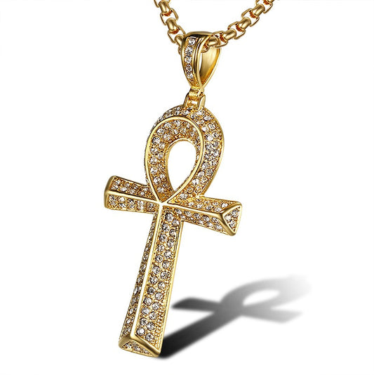 Punk Egyptian Stainless Steel Men's Pendant Necklace
