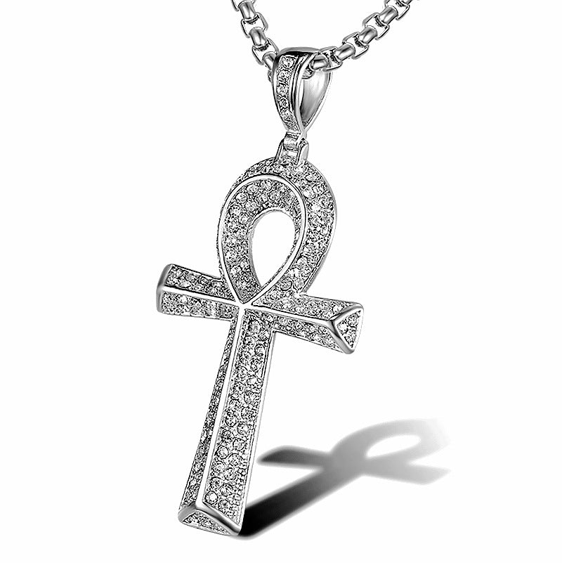 Punk Egyptian Stainless Steel Men's Pendant Necklace