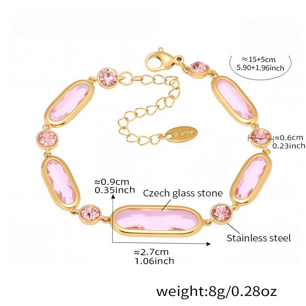 Planderful Everyday Genie Czech Glass Bracelet For Women