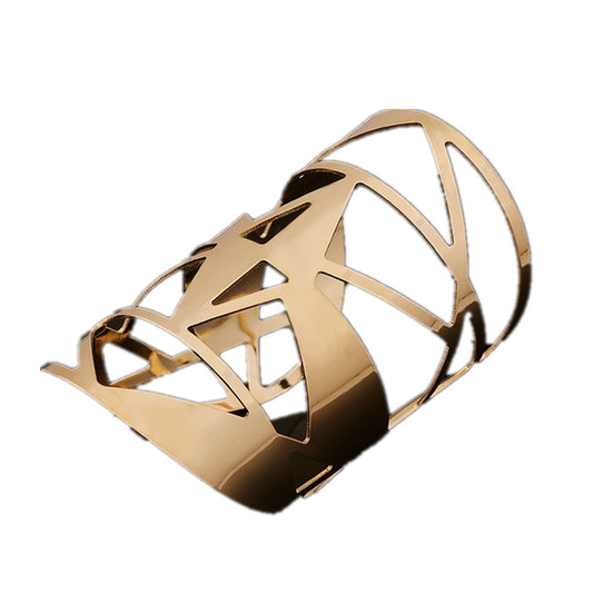 Glamorous Metal Geometric Bracelet from Vienna Verve Collection