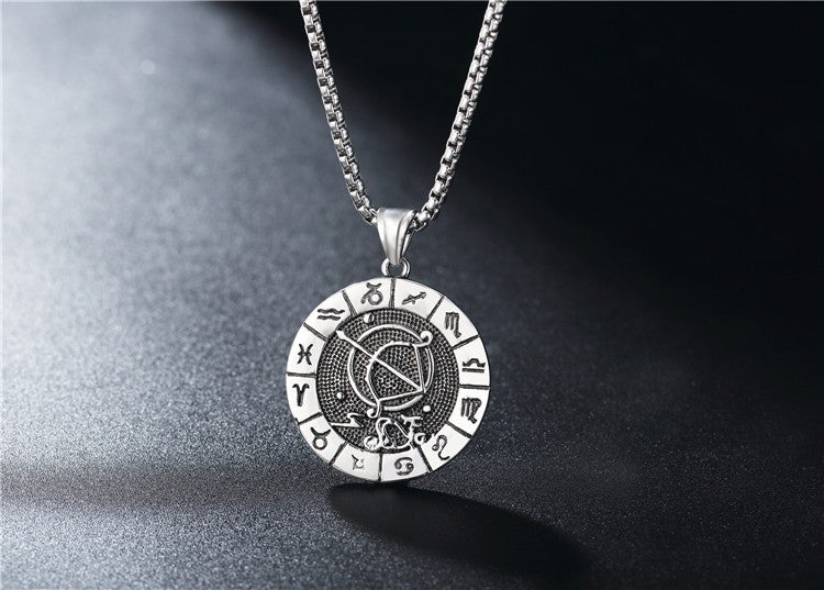 Constellations Pendant Titanium Steel Unisex Protection Statement Planderful Everyday Genie Gift