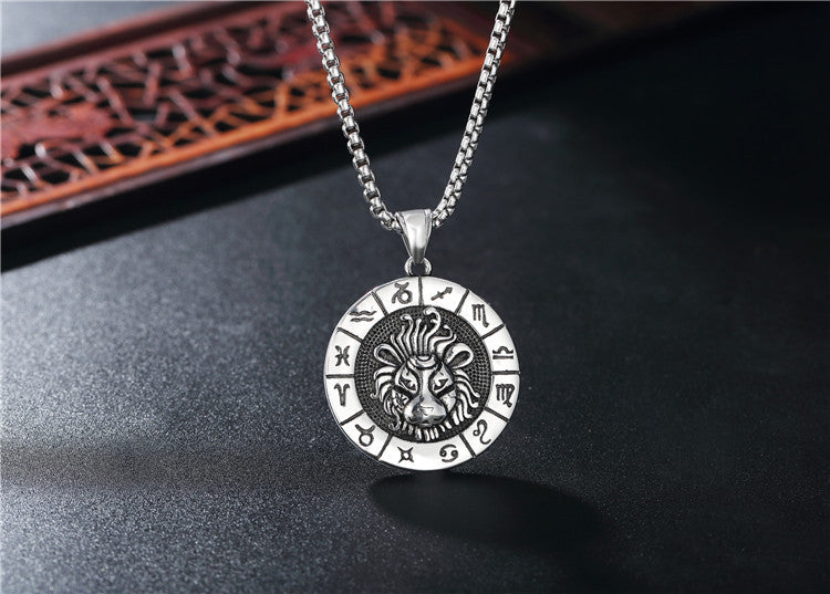 Constellations Pendant Titanium Steel Unisex Protection Statement Planderful Everyday Genie Gift