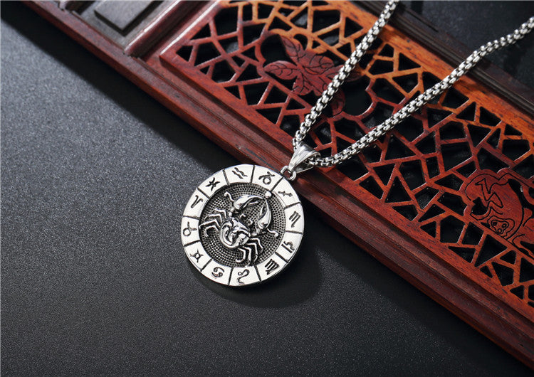 Constellations Pendant Titanium Steel Unisex Protection Statement Planderful Everyday Genie Gift