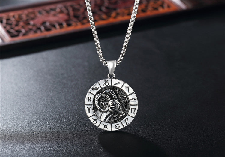 Constellations Pendant Titanium Steel Unisex Protection Statement Planderful Everyday Genie Gift